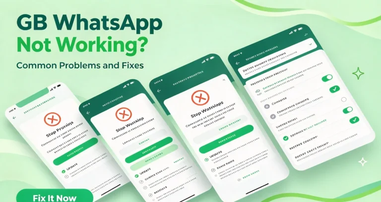 GB WhatsApp Not Working? Common Problems and Fixes